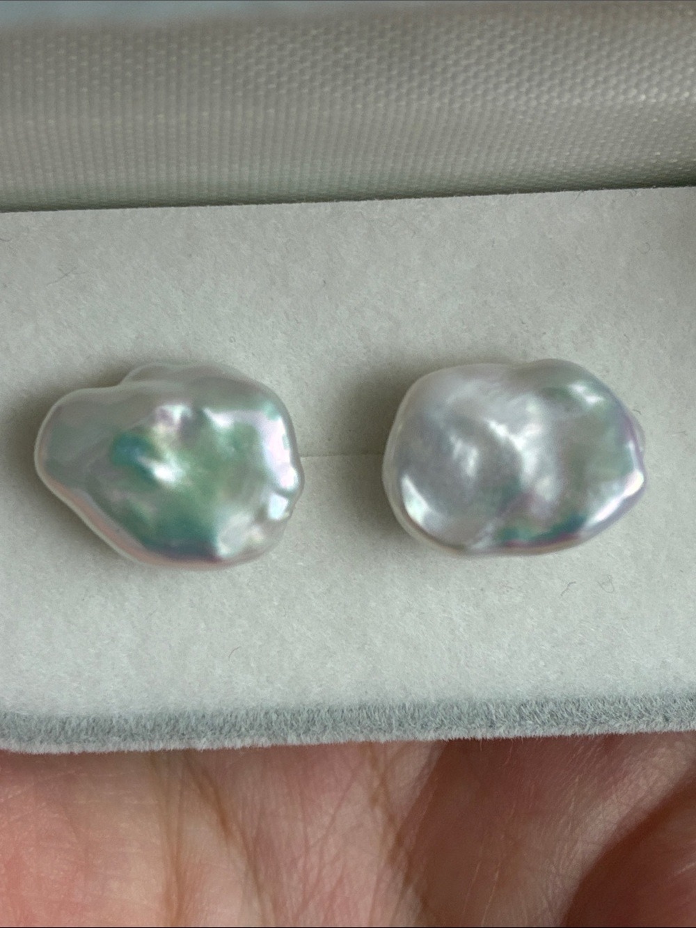 Everyday Baroque Pearl Stud Earrings